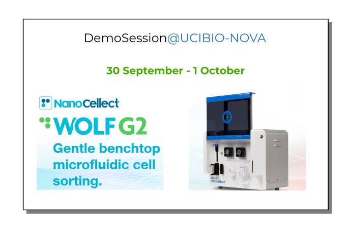 DemoSession@UCIBIO | The NanoCellect WOLF G2®