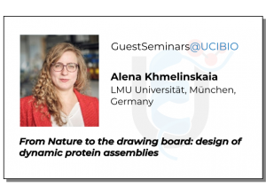 GuestSeminars@UCIBIO | Alena Khmelinskaia