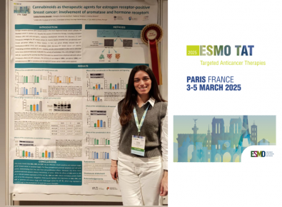 PhD student Cristina Almeida wins best Poster Award at ESMO TAT 2025