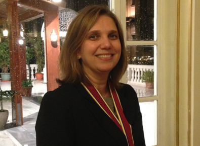 Marcela Segundo receives the FIA Award for Science